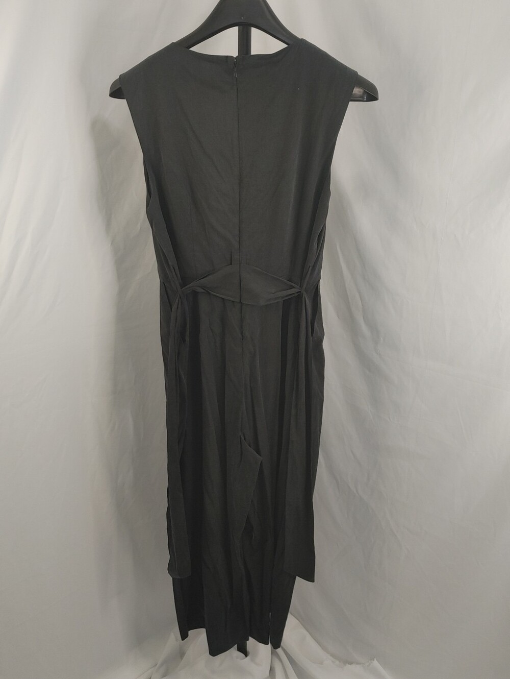 Nicole Miller New York Black Tie Waist Jumpsuit Size 12 NWOT - Picture 10 of 15
